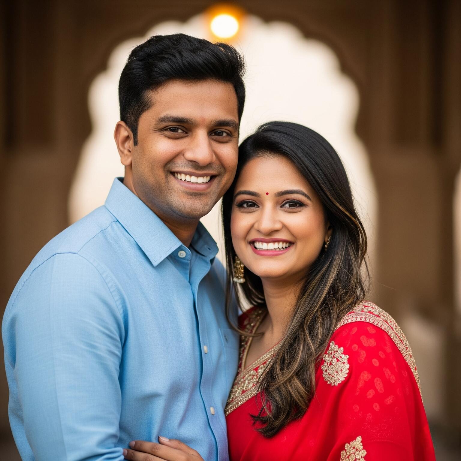 Anjali and Vikram from Surat, clients who received a Vastu consultation for their new home.